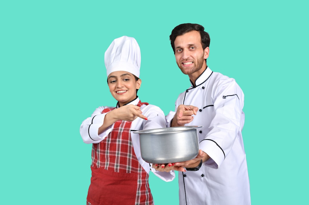 Diverse community cooking together